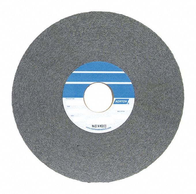 Convolute Wheel: 8 in Dia x 1 in W, 3 in Arbor, Silicon Carbide, Fine, Hard (7), Hard, 3 PK