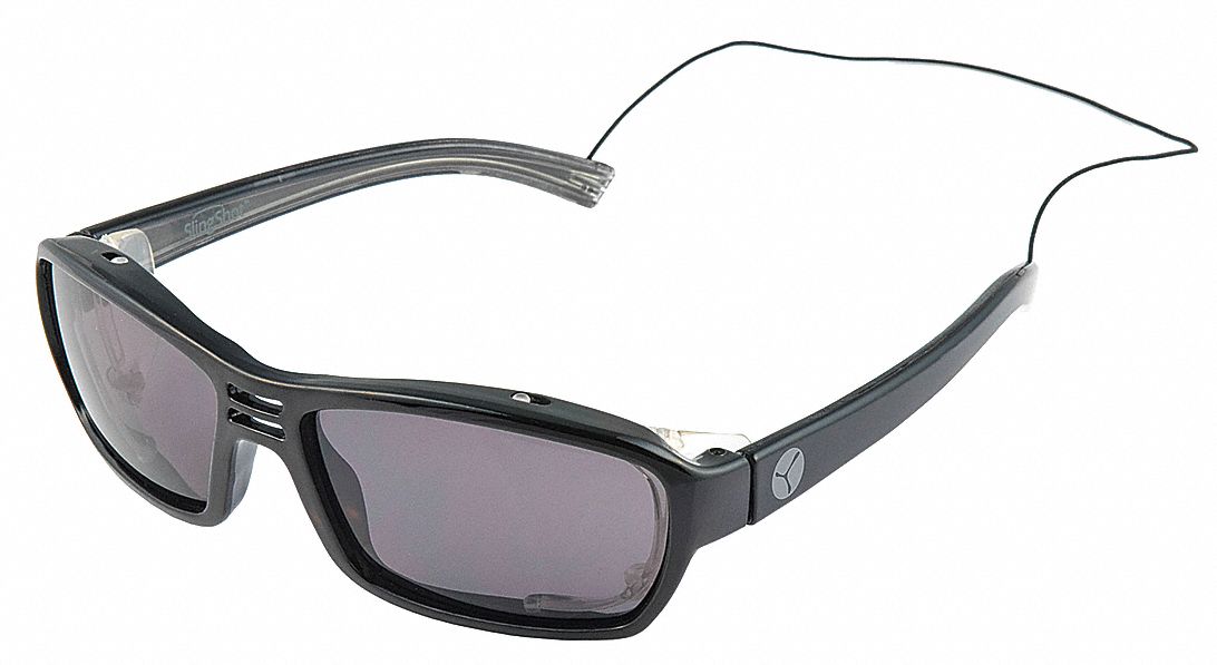 EYEDEFEND Bifocal Safety Reading Glasses 28AC67SLINGSHOT TREKBLK