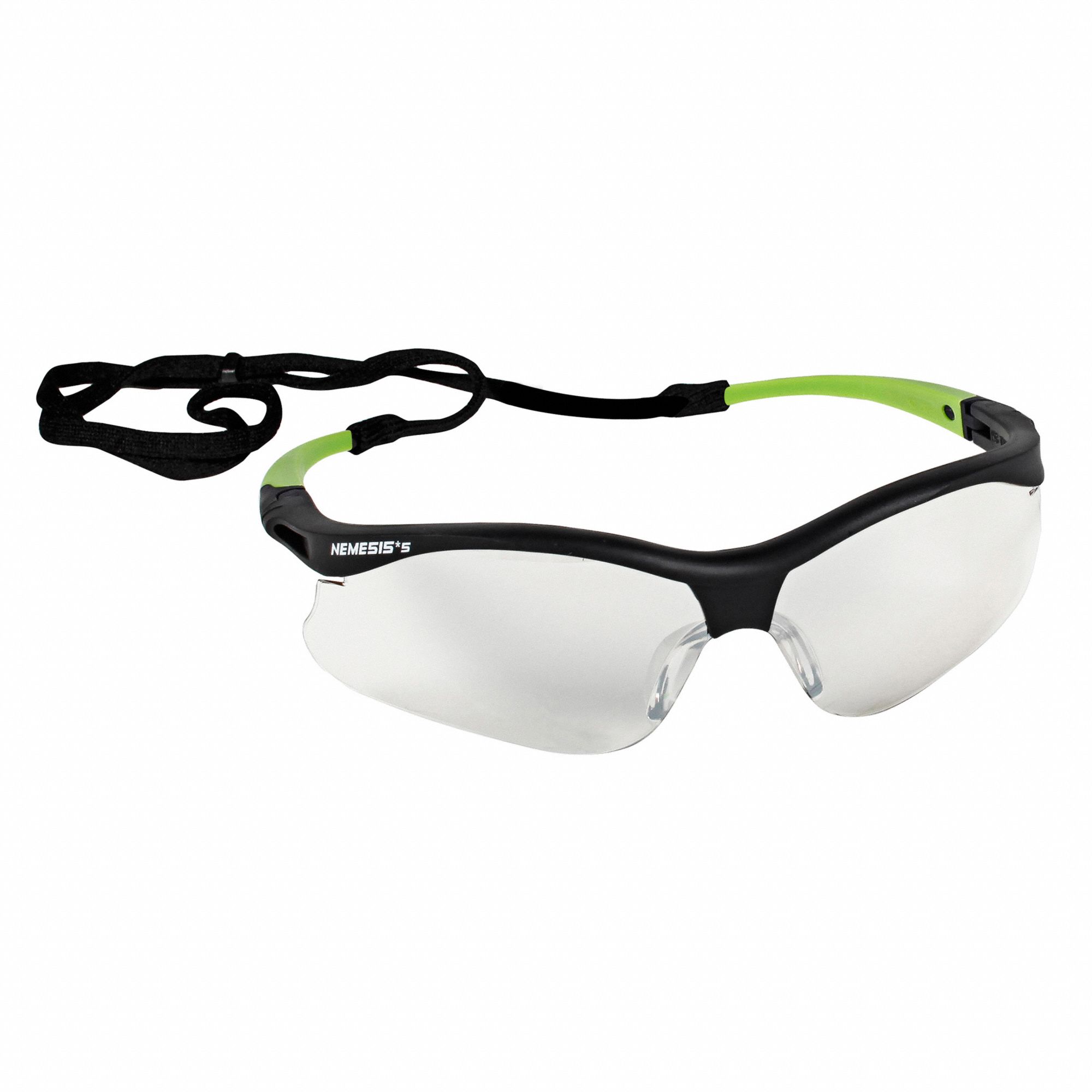 Kleenguard Safety Glasses Anti Scratch No Foam Lining Wraparound Frame Half Frame Light