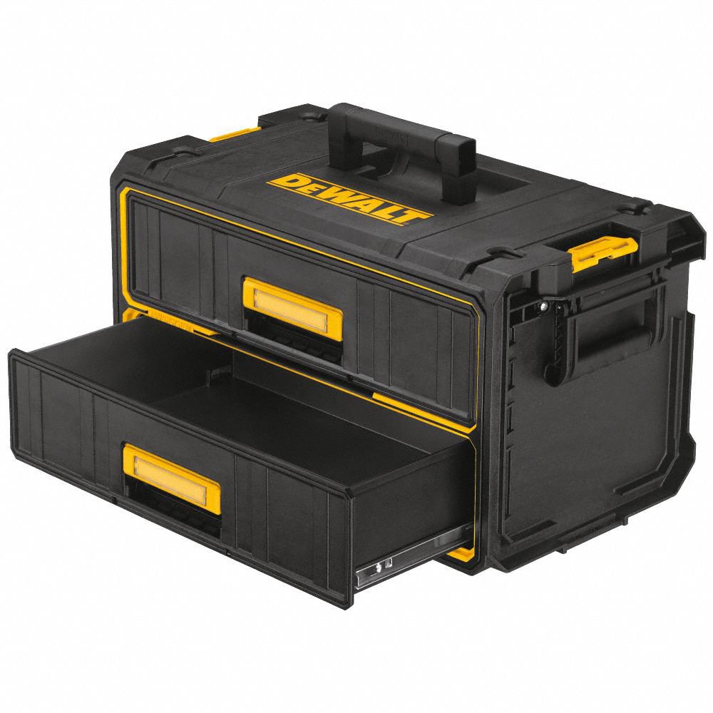 DEWALT Tool Box 21 3/4 in Overall Wd, 13 1/4 in Overall Dp, 12 in Overall Ht, Black 28AD28