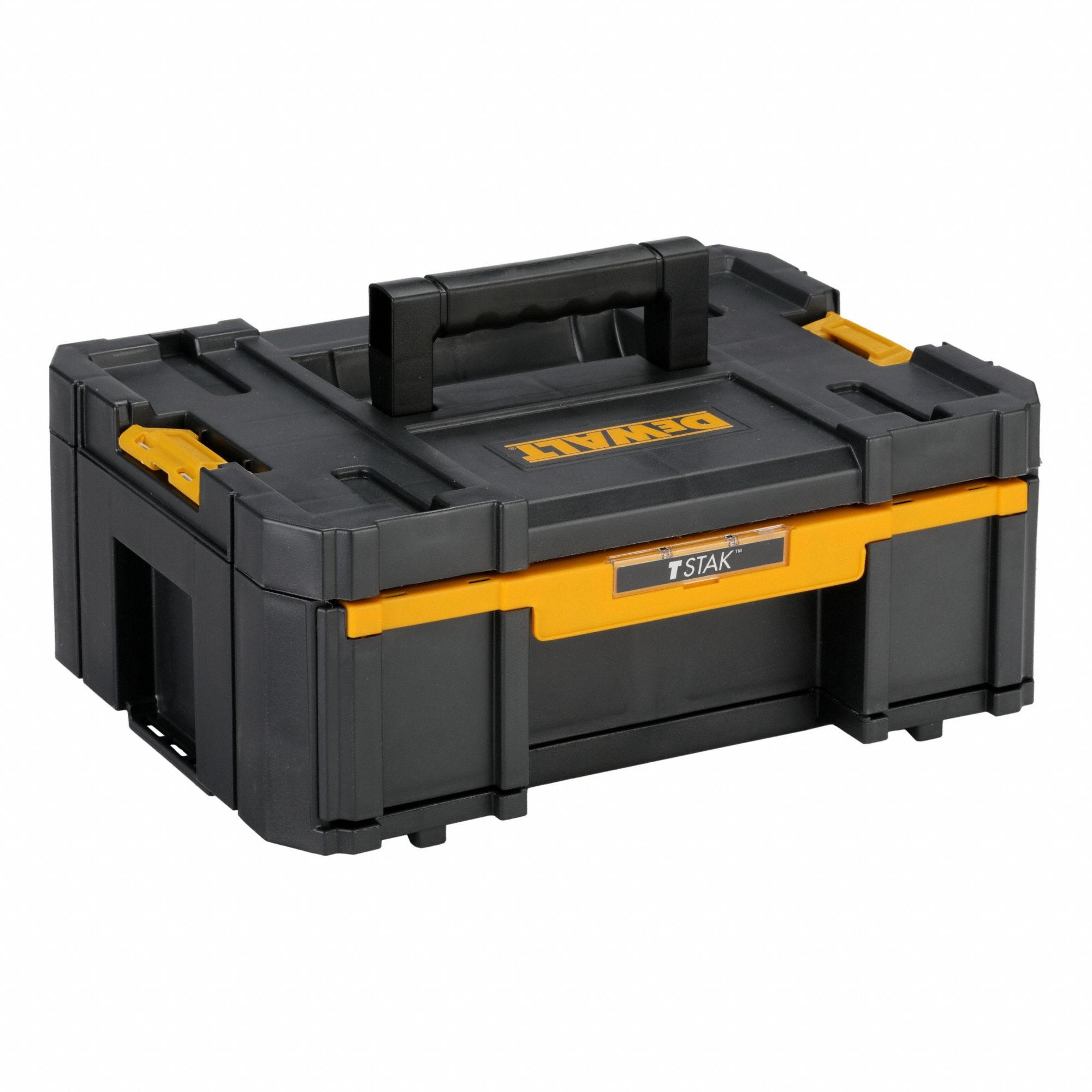 Tool Box: 16 3/4 in W x 6 7/8 in H x 12 1/4 in D, Plastic, Black