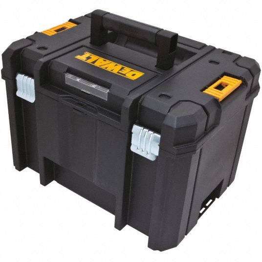 DeWalt TSTAK 17 Plastic Long Handle Tool Box 13 W x 7 H Black 