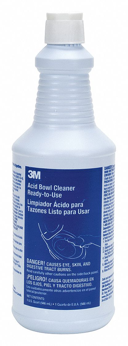 3M Heavy-Duty Bowl Cleaner Liquid 1 qt. Bottle