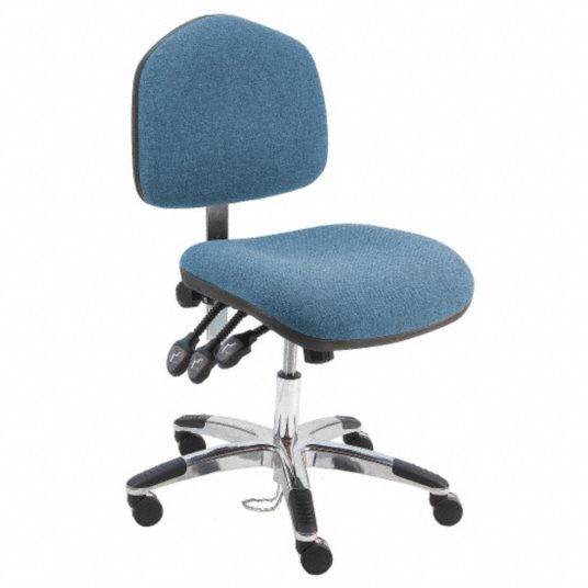 BENCHPRO, No Arm Arm, Blue, Task Chair - 28AD83|WAS-F-TLC-WW-BLUE - Grainger