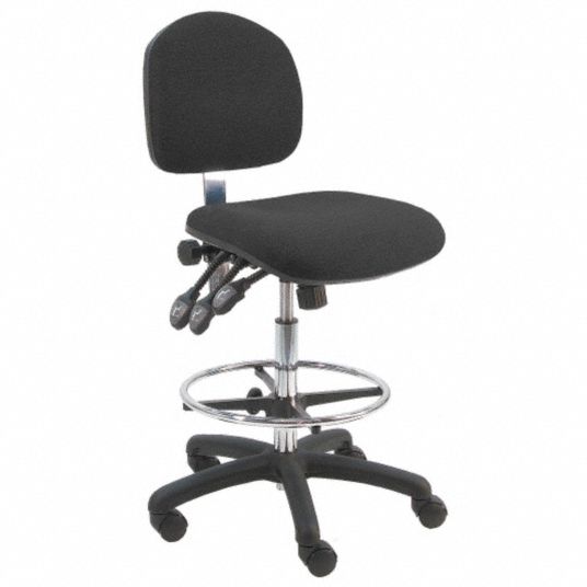 BENCHPRO, No Arm Arm, Black, Task Chair - 28AD90|LNT-FB-TLC-WW-BLACK -  Grainger