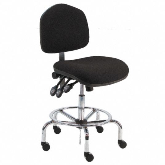 BENCHPRO, No Arm Arm, Black, Task Chair - 28AD96|LCT-FB-TLC-WW-BLACK -  Grainger