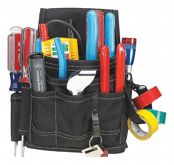 SAC A OUTILS DE 9 POCHES ELECT/MAIN