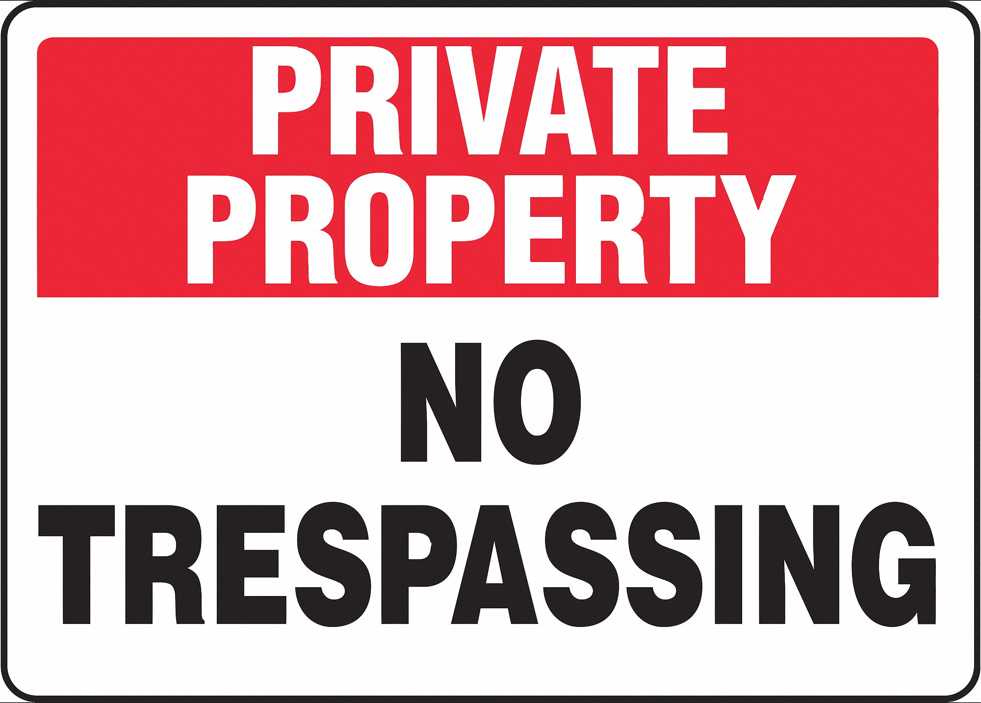 SECURITY SIGN, ALUMINUM, 14 IN WIDTH, 10 IN HEIGHT, ENGLISH