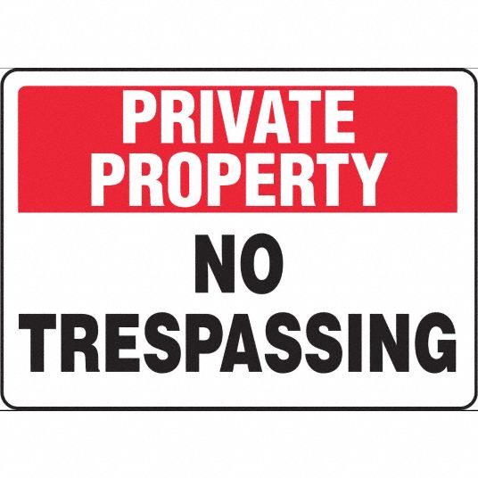 Aluminum, Security Sign, 14 in Width, 10 in Height, English - Grainger