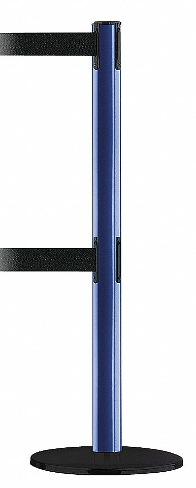 INDOOR POST,DOUBLE BELT,BLUE