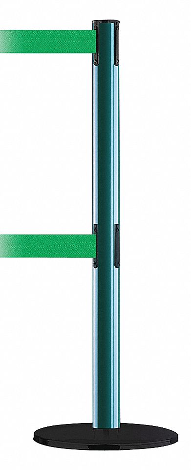 INDOOR POST,DOUBLE BELT,GREEN