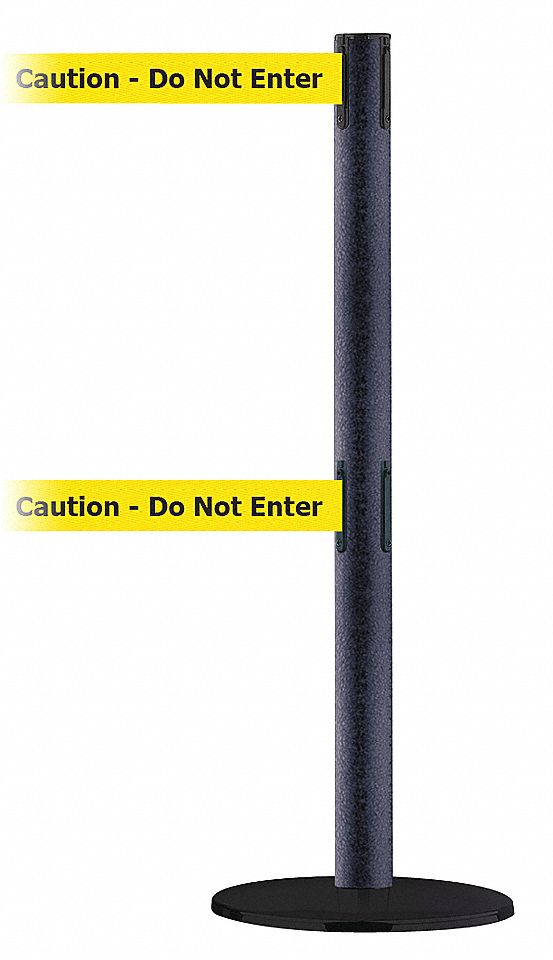 POST,DBL BELT,CAUTION DO NOT ENTER