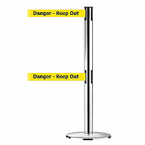 POST,DOUBLE BELT,DANGER KEEP OUT