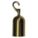 POST ROPE HOOK END, SATIN BRASS