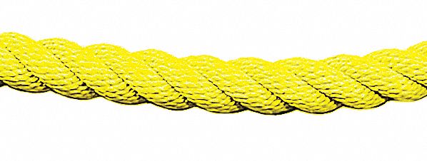 CLASSIC POST ROPE,TWISTED ROPE,YEL