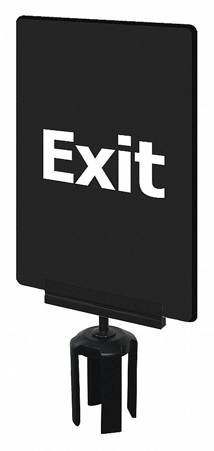 ACRYLIC SIGN,BLACK