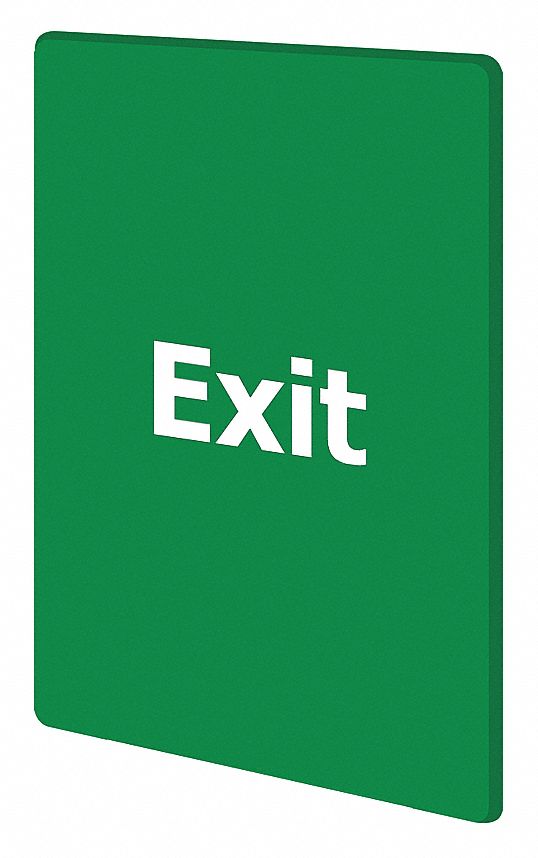 EXIT PLEASE DO NOT ENTER GREEN