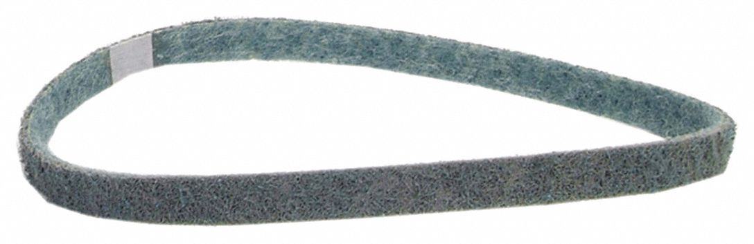 SURFACE-CONDITIONING BELT, ¾ IN W X 20½ IN L, ALUMINUM OXIDE, VERY FINE