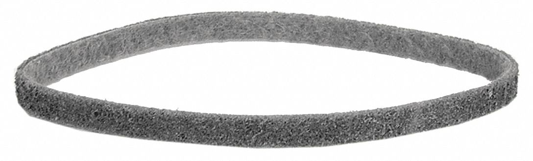 Surface-Conditioning Belt: 1/2 in W x 12 in L, Aluminum Oxide, Extra Coarse, 24 PK