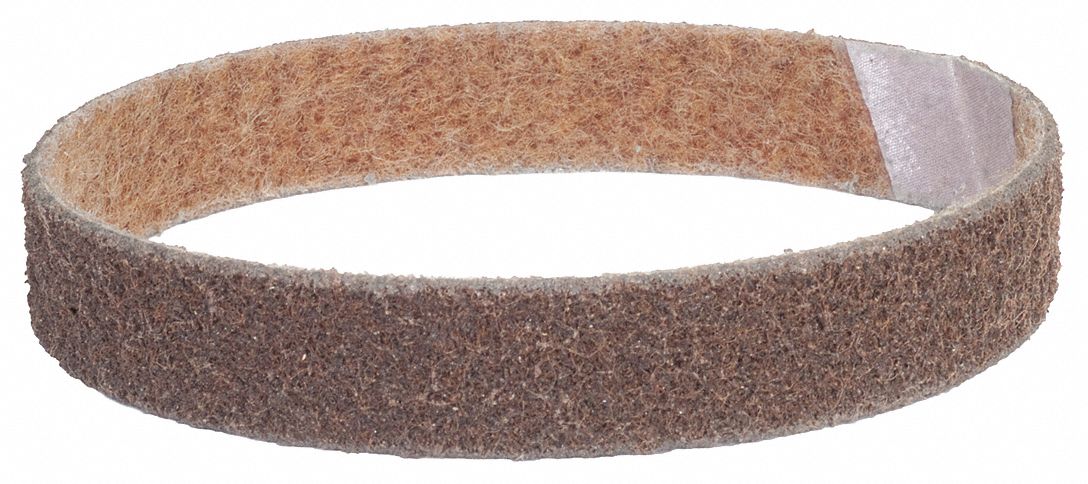 Surface-Conditioning Belt: 1 in W x 18 in L, Aluminum Oxide, Coarse, 12 PK