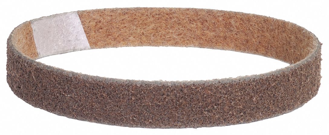 Surface-Conditioning Belt: 1 in W x 21 in L, Aluminum Oxide, Coarse, 12 PK
