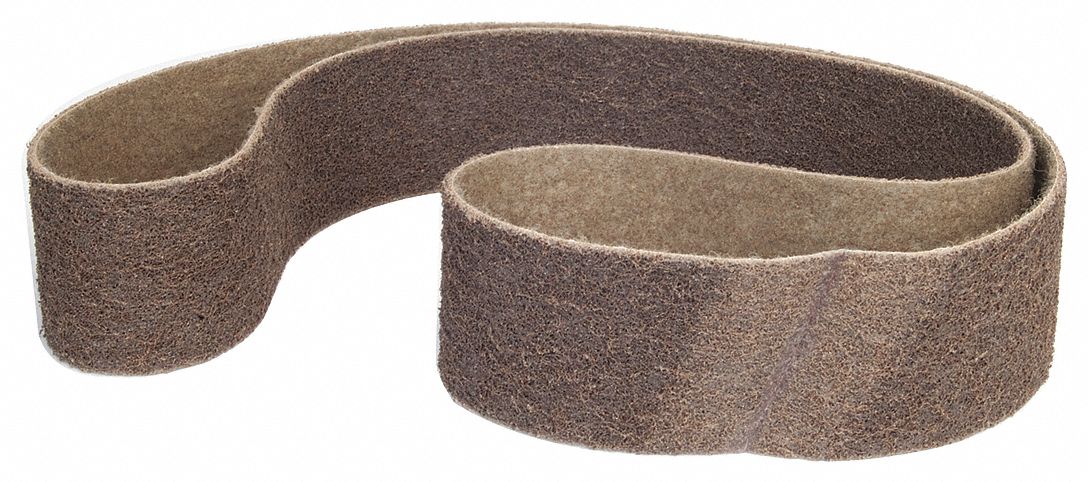 Sanding Belt, 3in.Wx72in.L, AO, 80G, PK6