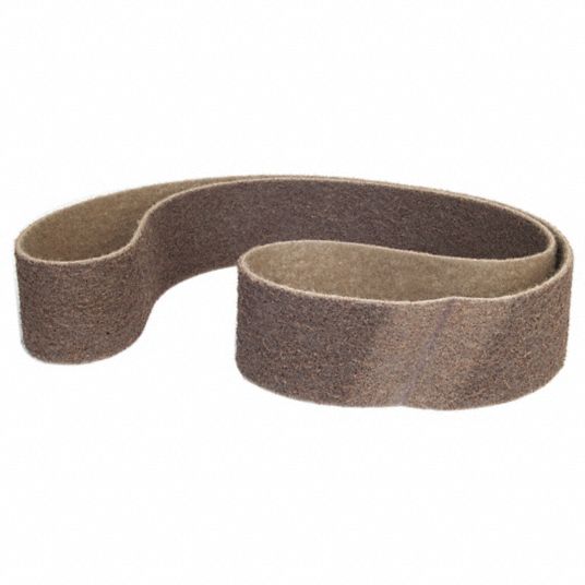 NORTON, 3 in W x 72 in L, Aluminum Oxide, Surface-Conditioning Belt ...