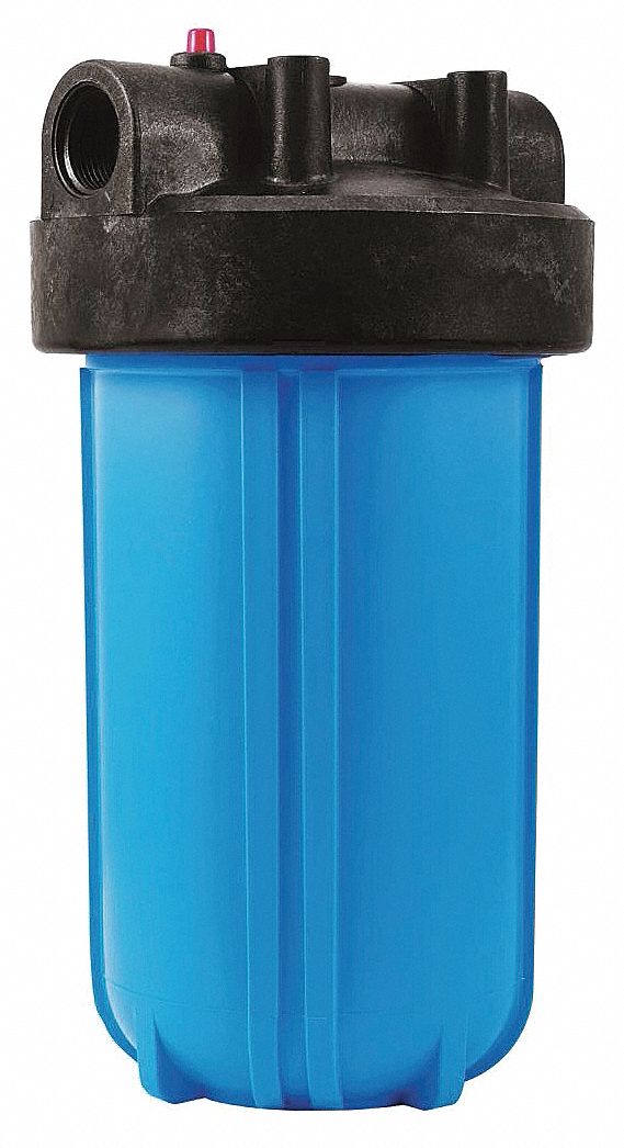 WATTS Plastic Filter Housing, Polypropylene, 10 in 28DV34