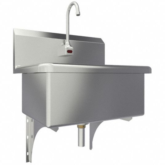 SINGLE SURGEON'S SCRUB SINK