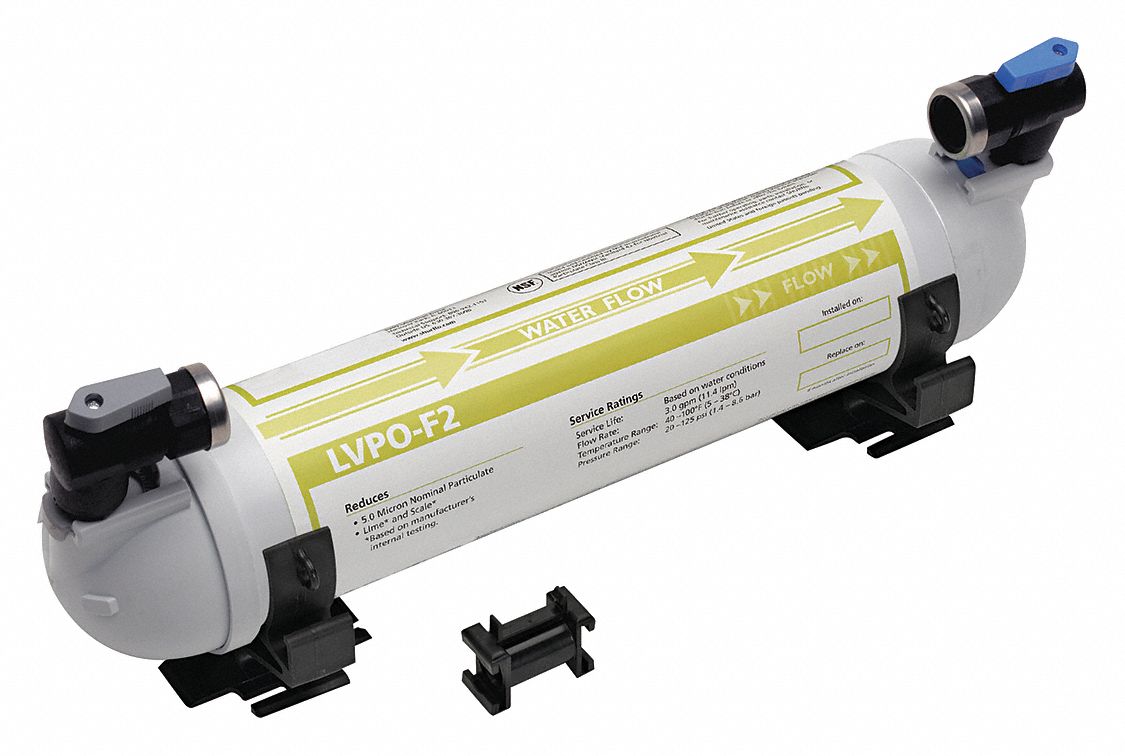 SHURFLO, 5 micron, 3 gpm, Inline Water Filter 28DZ96944790075