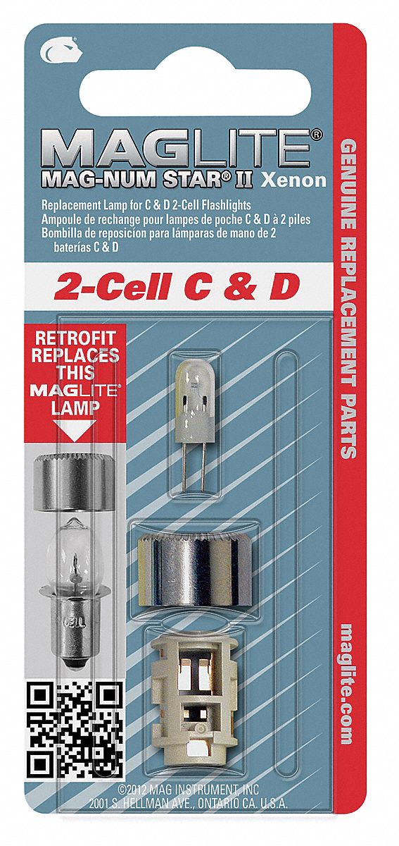MAGLITE Foco Xenon Mag-Num II,Acces.,p/L.4D y 4C - 28E798 | LMXA401 ...