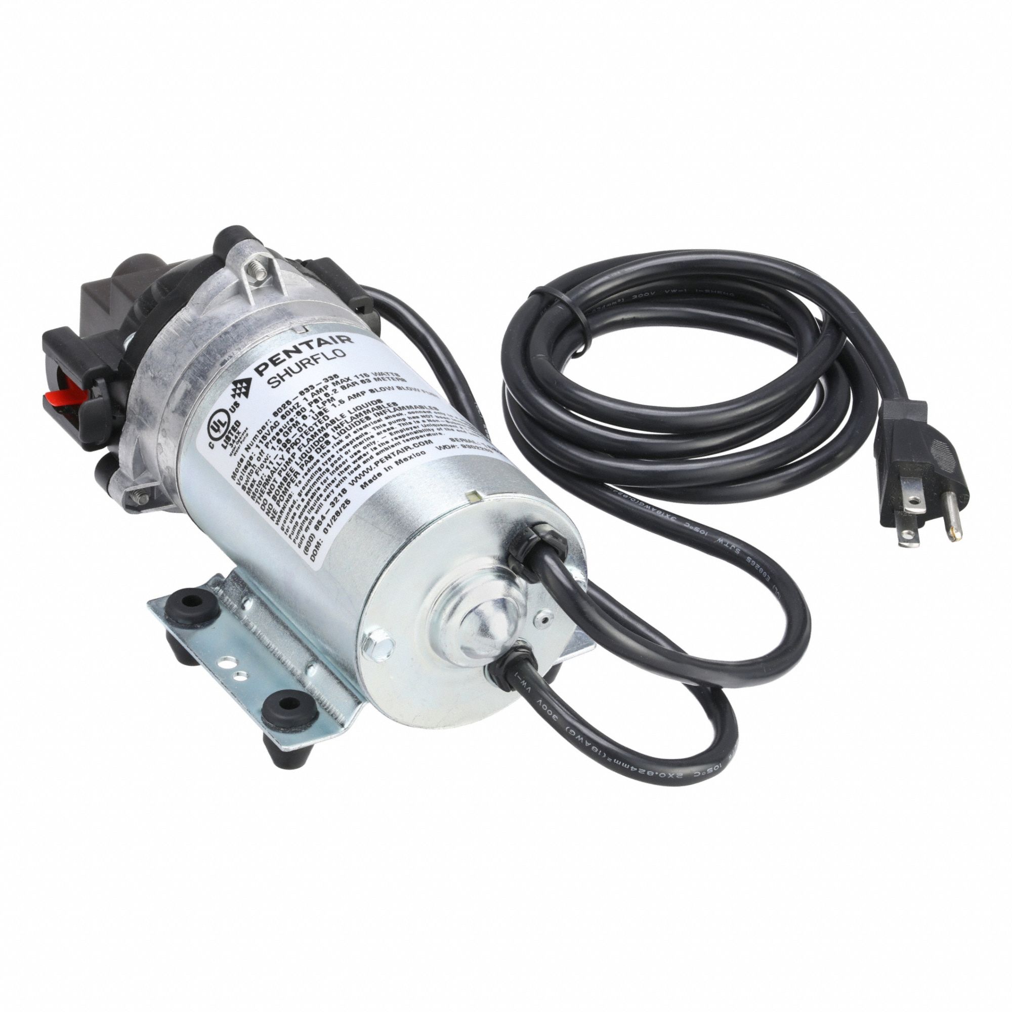 Booster Pump: 115V