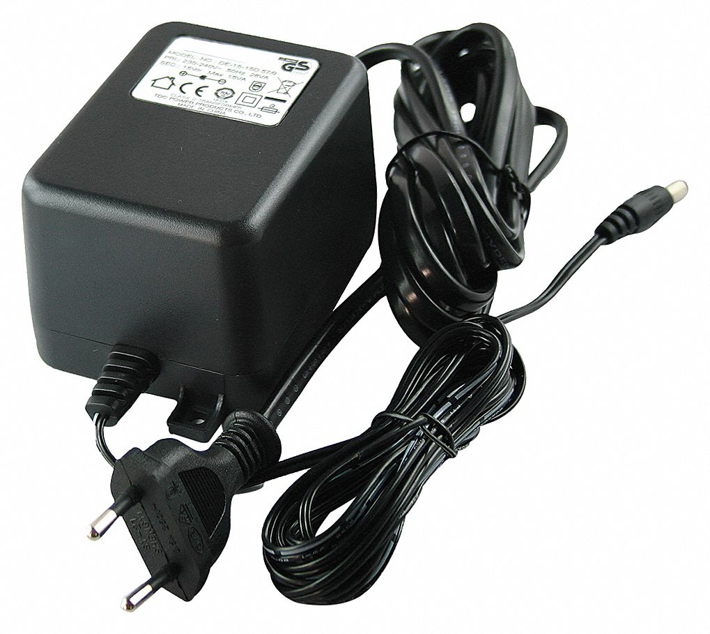 PLUG-IN CHARGER, 230V AC, 15V DC, 1,000 MA OUTPUT CURRENT, EUROPEAN COUNTRY PLUG