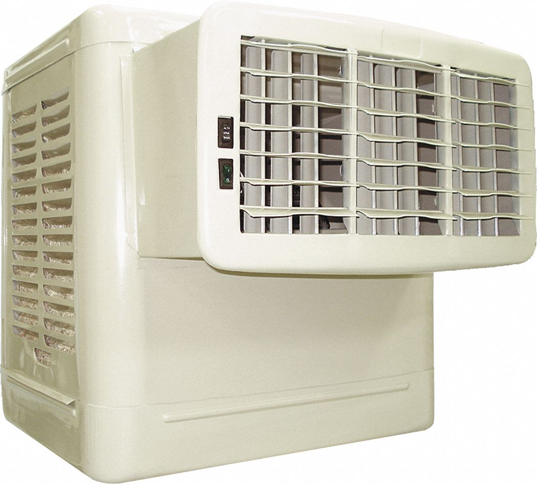 Evaporative cooler window store unit