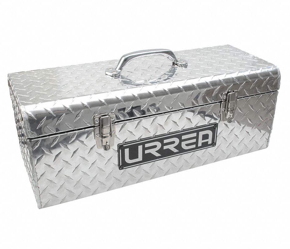 URREA Caja de Herramientas URREA de Aluminio, Color Plateado, Capacidad