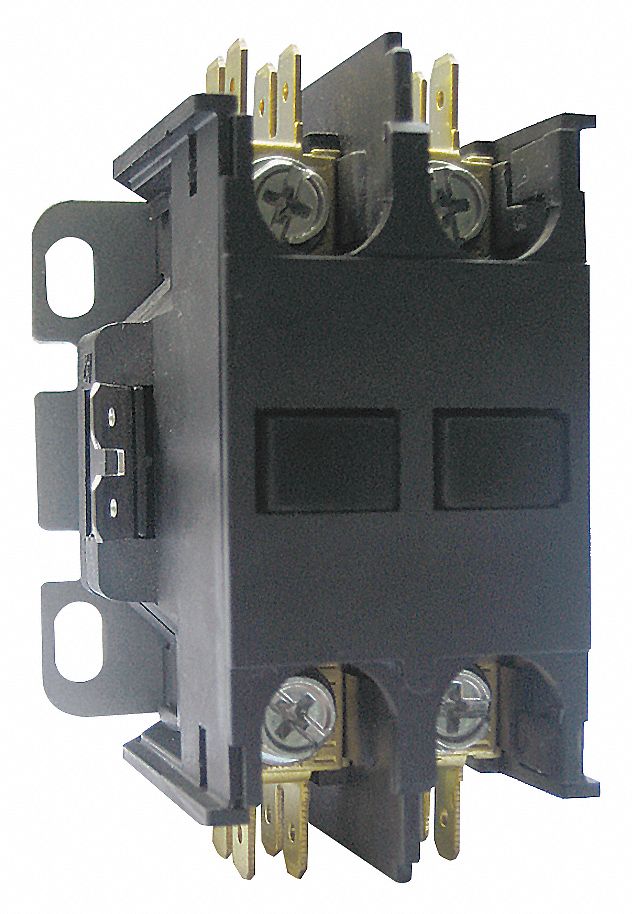 DEFINITE PURPOSE MAGNETIC CONTACTOR, 2 POLES, 24V AC, 40 A, NON-REVERSING