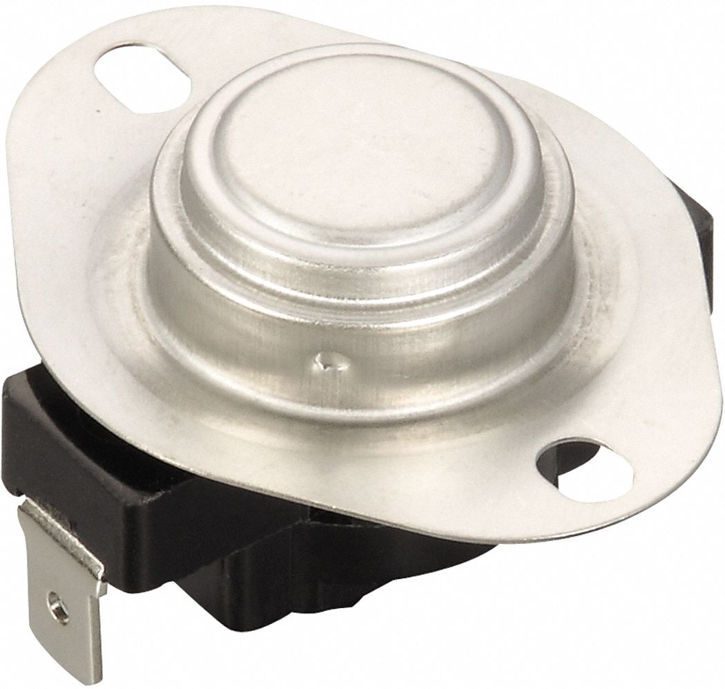 GRAINGER APPROVED Snap Disc Control: 120°F Switch Closes @ (F), 110°F  Switch Opens @ (F), 120 to 240