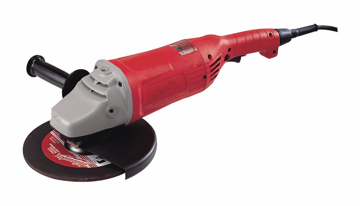 Esmeriladora Angular, 7", 15A, 8500 rpm, 8500 rpm, Gatillo, 19-3/32"