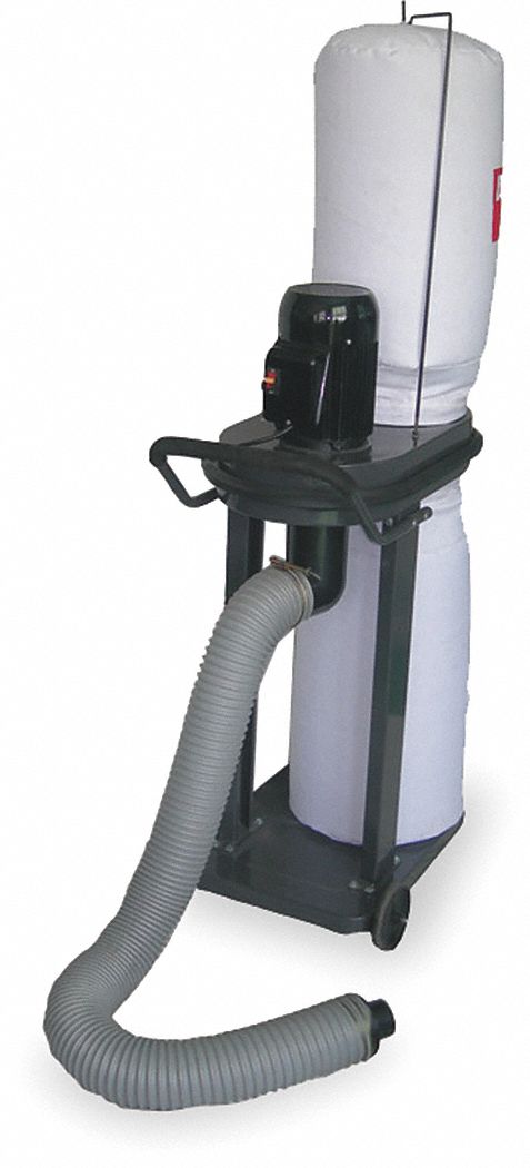 MOBILE DUST COLLECTOR,1 HP,115/230