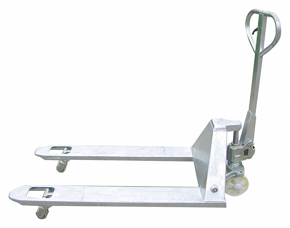 HAND PALLET TRUCK,LOAD CAP 5500 LB