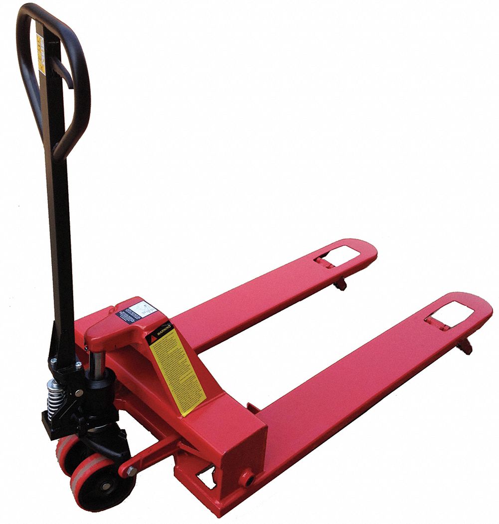 PALLET TRUCK,4 WAY,LOAD CAP 5000 LB