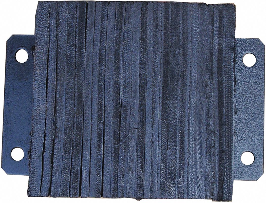 APPROVED VENDOR DOCK BUMPER,RUBBER,H 10 X D 6 X W 1 Dock Bumpers