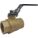 MANUAL TWO-WAY BALL VALVE: ½ IN, BRASS, STRAIGHT, FNPT X FNPT, FULL PORT BALL PORT
