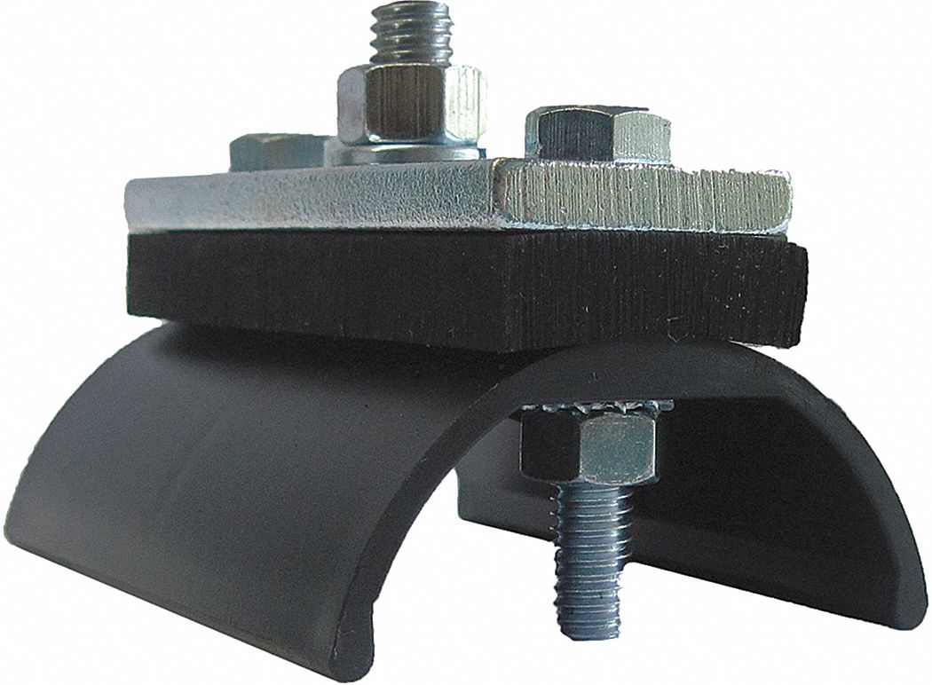 FESTOON END CLAMP,1/4 IN,FLAT