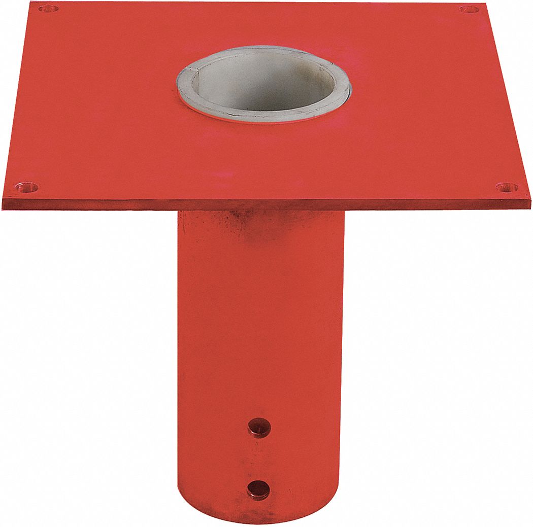 MOUNTING BASE,FLUSH MOUNT,1 T,RED