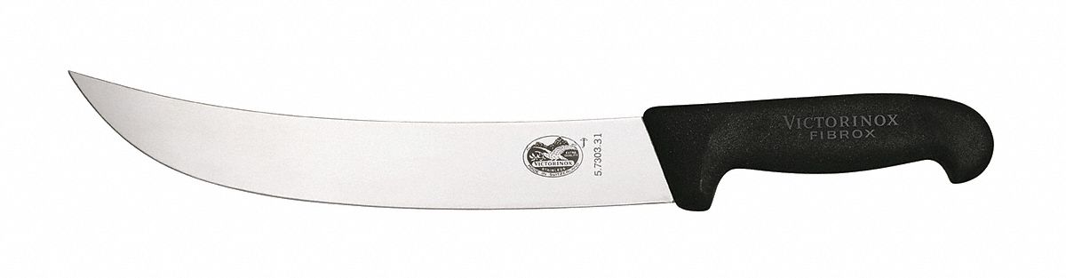 VICTORINOX Cuchillo Tipo Para Carnicero, 31 cm. de Longitud, Color del  Mango Negro - Cuchillería Comercial - 28J970