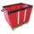 Basket Truck,6 Bu. Cap.,Red,30 In. L