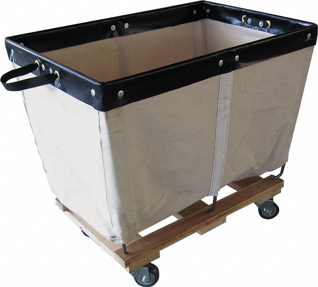 Basket Truck,12 Bu. Cap.,White,36 In. L