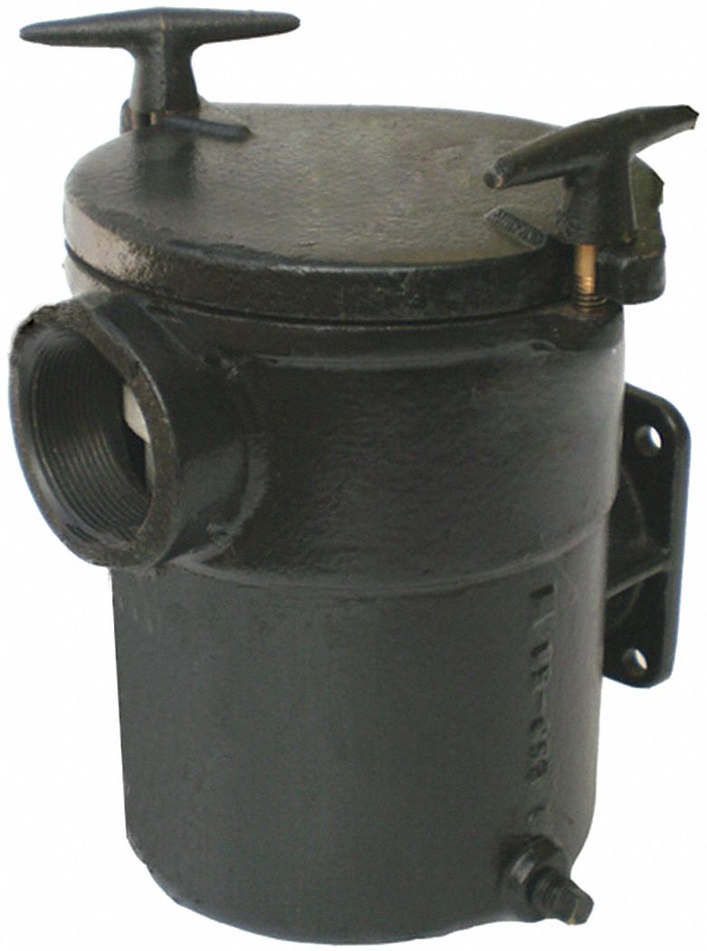 CAST IRON POOL PUMP TRAP/BASKT