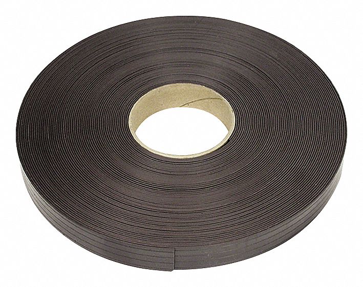 GRAINGER APPROVED FLEXIBLE MAGNETIC STRIP,100FT,1INX3 - Flexible ...